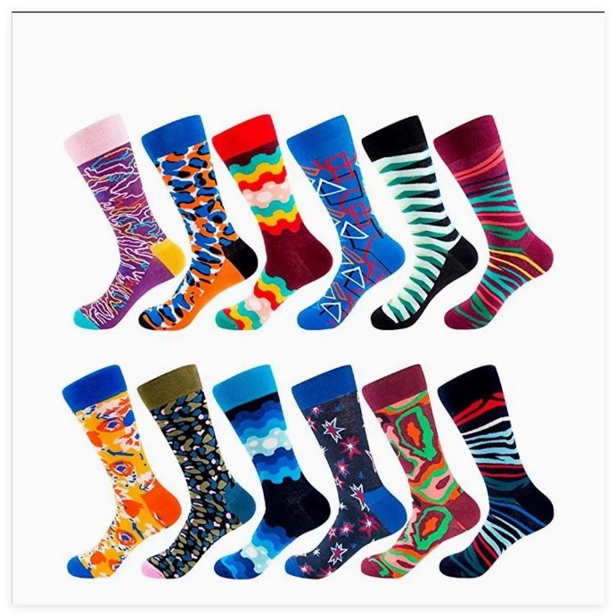 Meias Ankle Estampadas da Moda para Futebol e Basquete