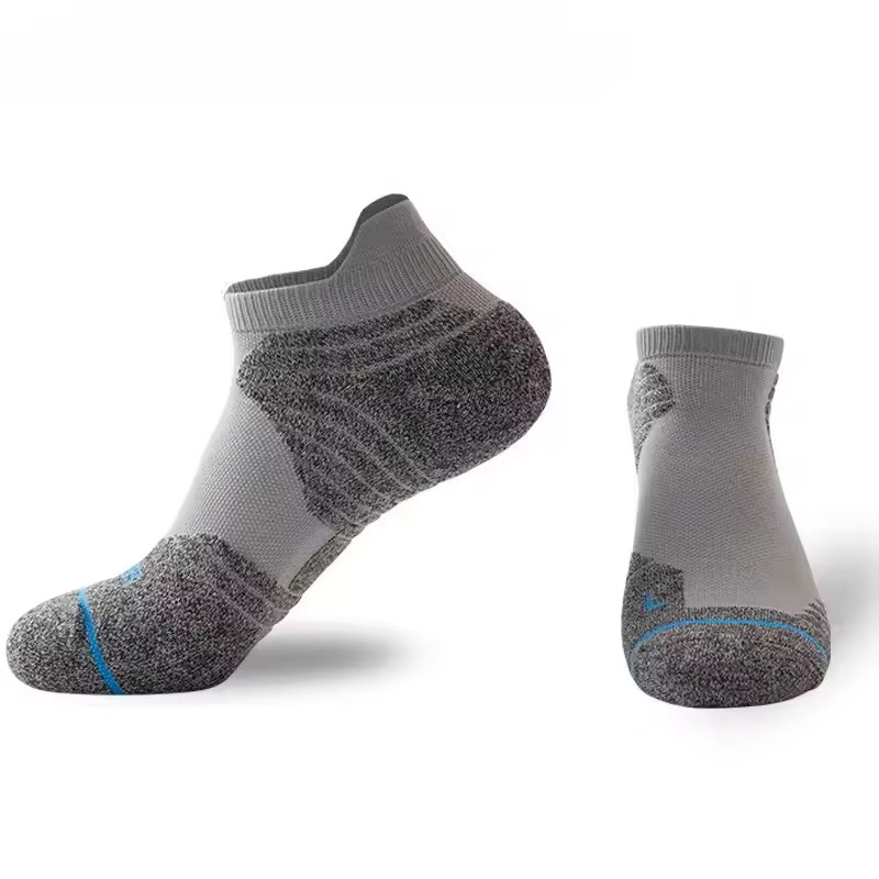 Meias Curtas Personalizáveis para Homens - Mistura de Algodão Terry
