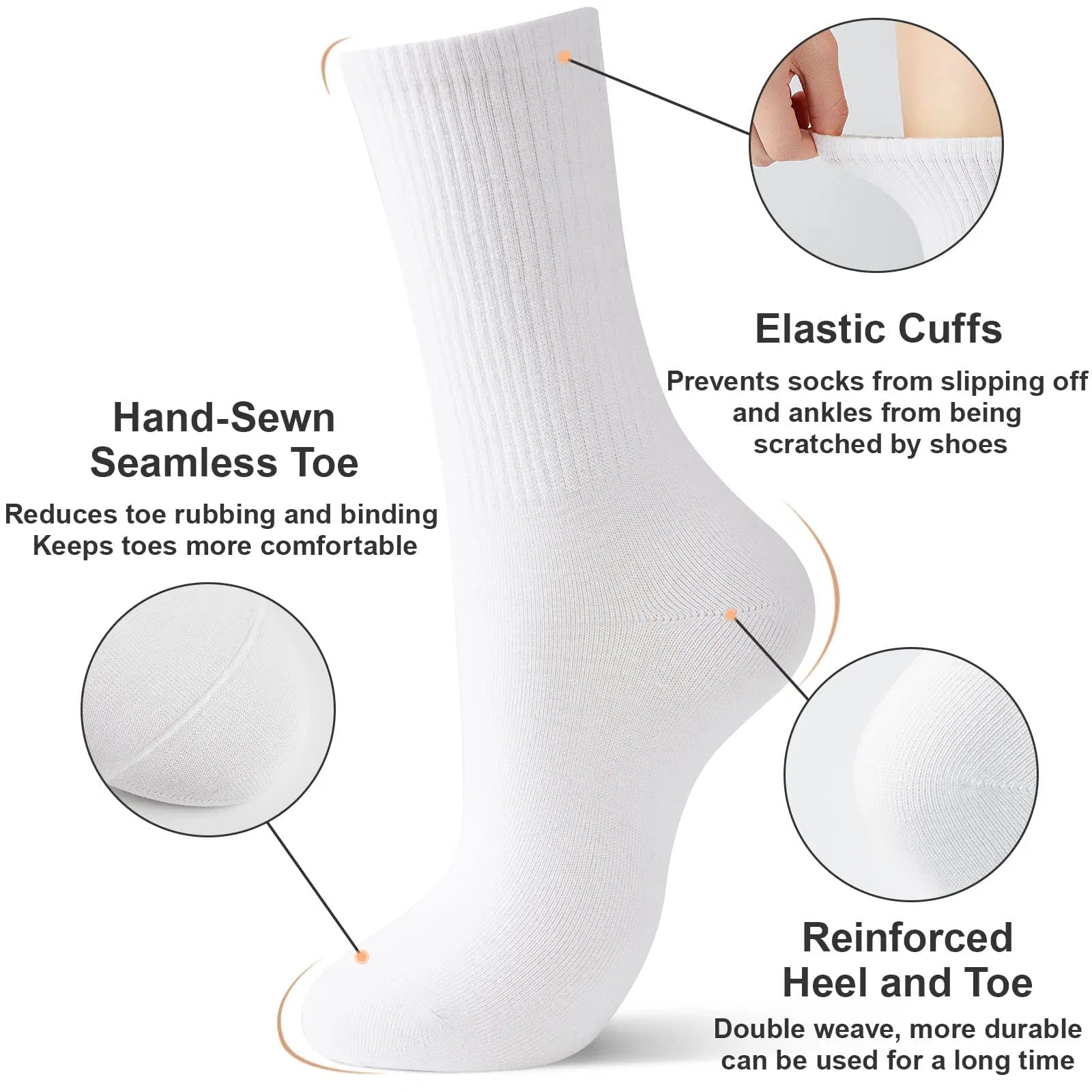 Meias de Alta Qualidade Sokken Calcetines Meia Feliz Meias Engraçadas Design Personalizado Meias Brancas Esportivas Yoga Pilates Antiderrapante Com Grip Meias de Algodão para Homens Meias Personalizadas