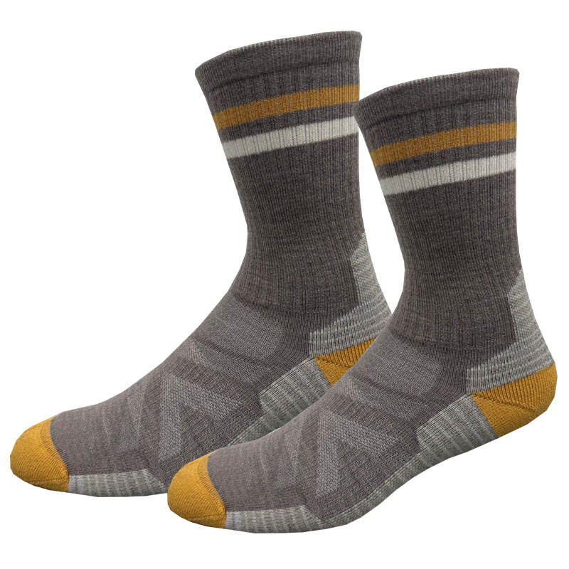 Meias de Caminhada de Mistura de Lã Merino de Alta Proporção Personalizadas, Quentes e com Almofada, Meias para Esportes ao Ar Livre para Homens e Mulheres