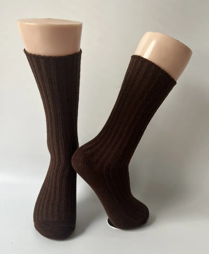 Design Personalizado Atacado Meias de Lã Merino para Homens