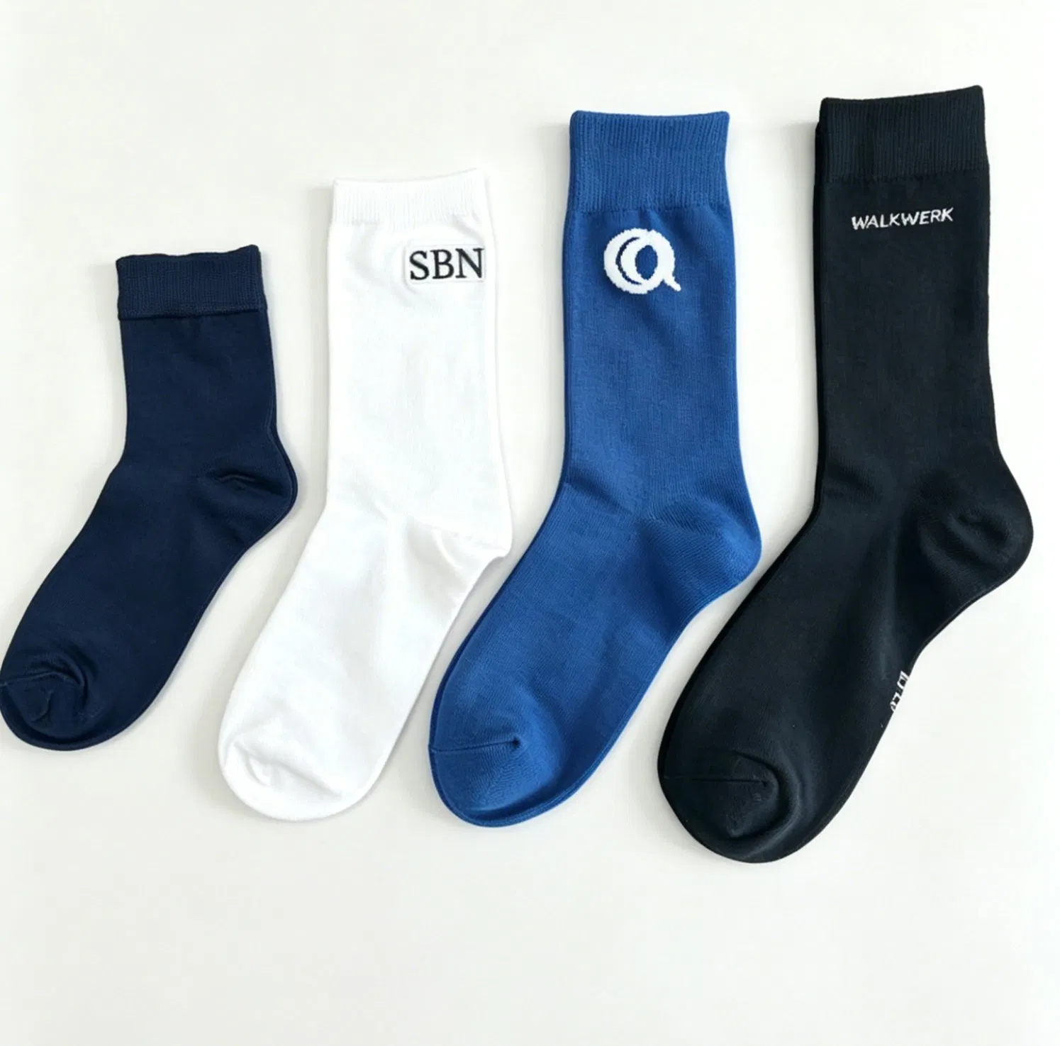 Meias Personalizadas com Controle de Umidade Bordado Personalizado para Homens e Mulheres 100% Meias de Algodão para Esportes