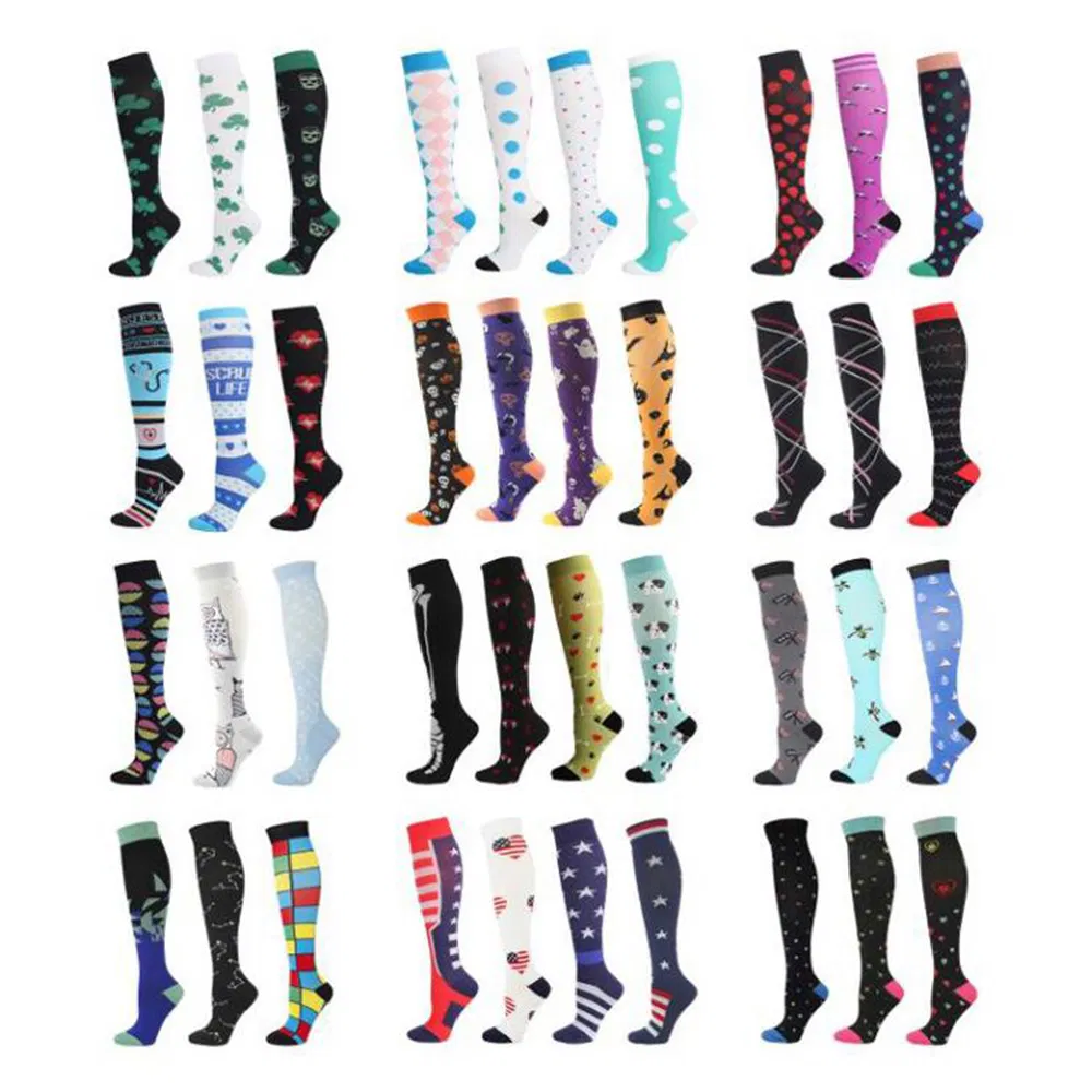 Meias Ankle Estampadas da Moda para Futebol e Basquete
