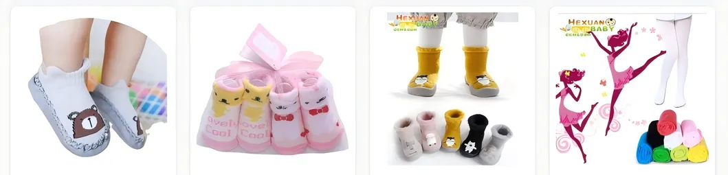 Meias de Tricô Fofas para Meninas Bebês, Meias Casuais de Verão para Bebês com Solas de Borracha Antiderrapantes, Cano Alto em Algodão Respirável para Crianças Pequenas