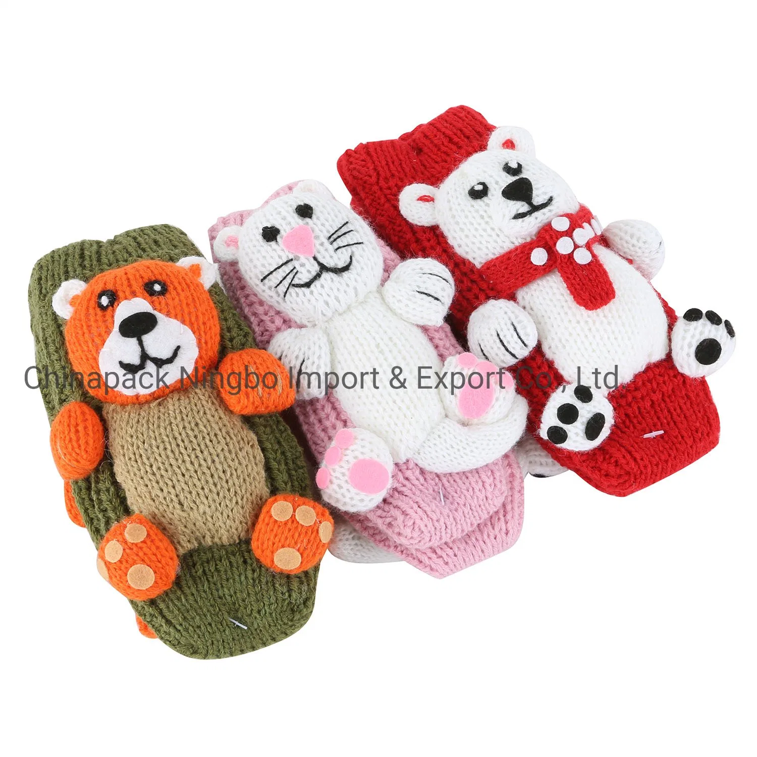 Meias de animais de acrílico para bebês e crianças, meias de inverno para o Natal