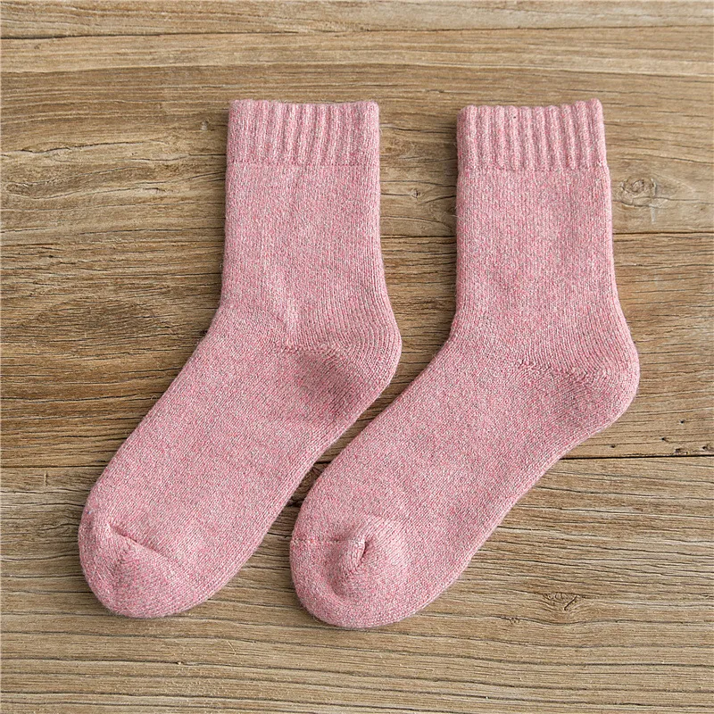 Meias térmicas grossas de lã para homens, outono e inverno 2024 aconchegantes