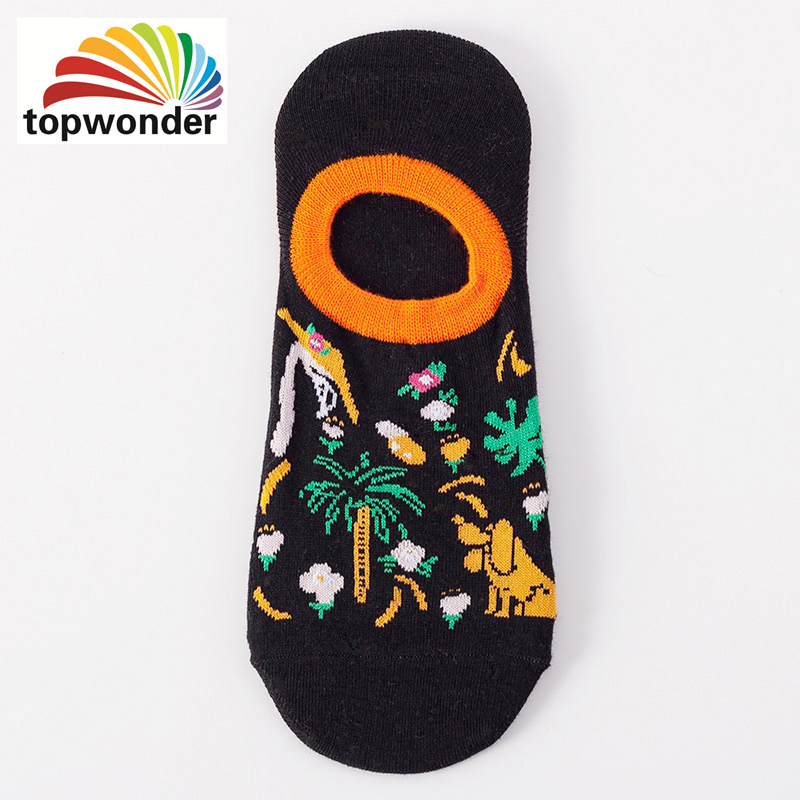 Atacado e personalização de todos os designs de meias invisíveis de algodão para o verão em muitas cores a preços baixos