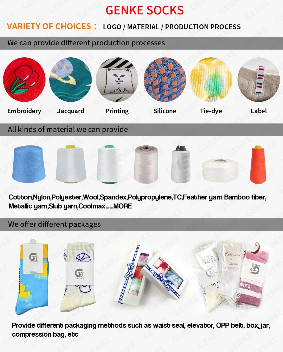 Meias Longas Personalizadas 3D Meias Impressas por Transferência Térmica