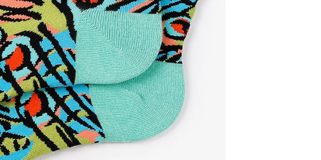 Meias de algodão coloridas para homens, mulheres e crianças, moda, atacado