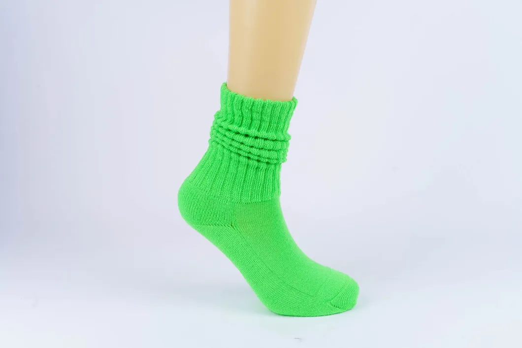 Meias Retro Coloridas Empilháveis para Moda Trendy