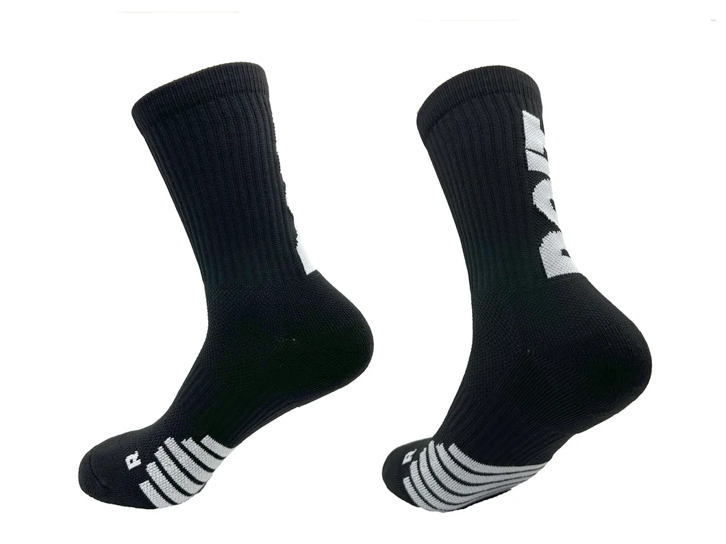 Meia Casual Personalizada com Logo Meia Macia de Algodão Tricotada para Homens e Mulheres