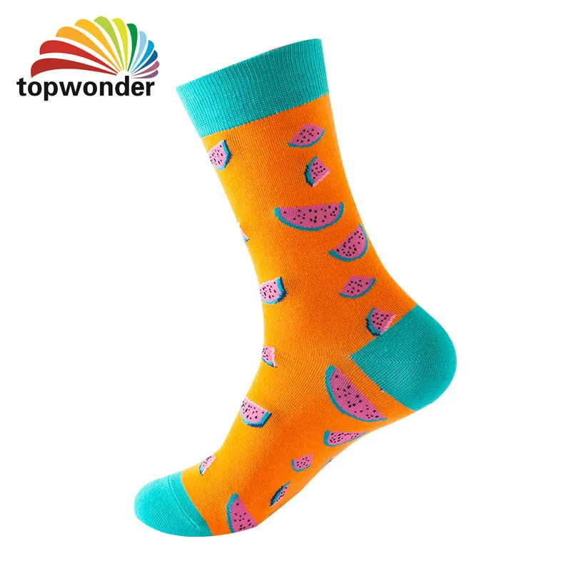 Atacado e personalização de todos os designs de meias de vestido de joelho de frutas em alta moda, disponíveis em muitas cores a preços baixos