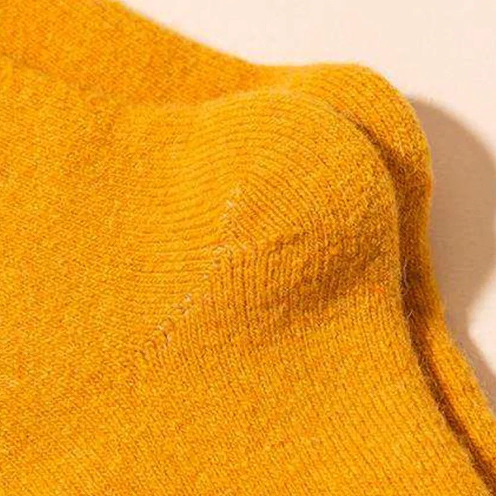 Meias de lã térmicas grossas e quentes, macias, pesadas e aconchegantes para o inverno