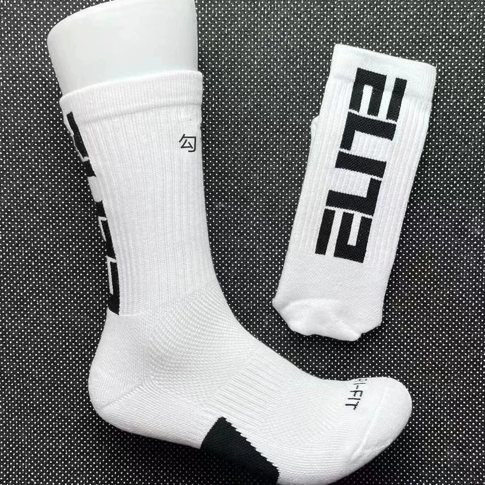 Meias Atletas Super Elite Masculinas com Sola Almofadada de Terry para Corrida, Ciclismo e Basquete