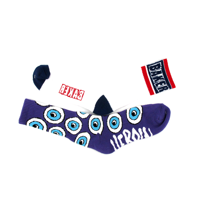 Socks personalizados com seu próprio logo, meias de cano alto, sem pedido mínimo, etiqueta privada, meias de algodão de bambu
