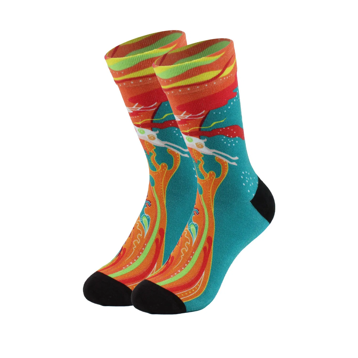 Meias Sports Custom Patterns estampadas em 3D em tecido de qualidade Xianhui Beautiful