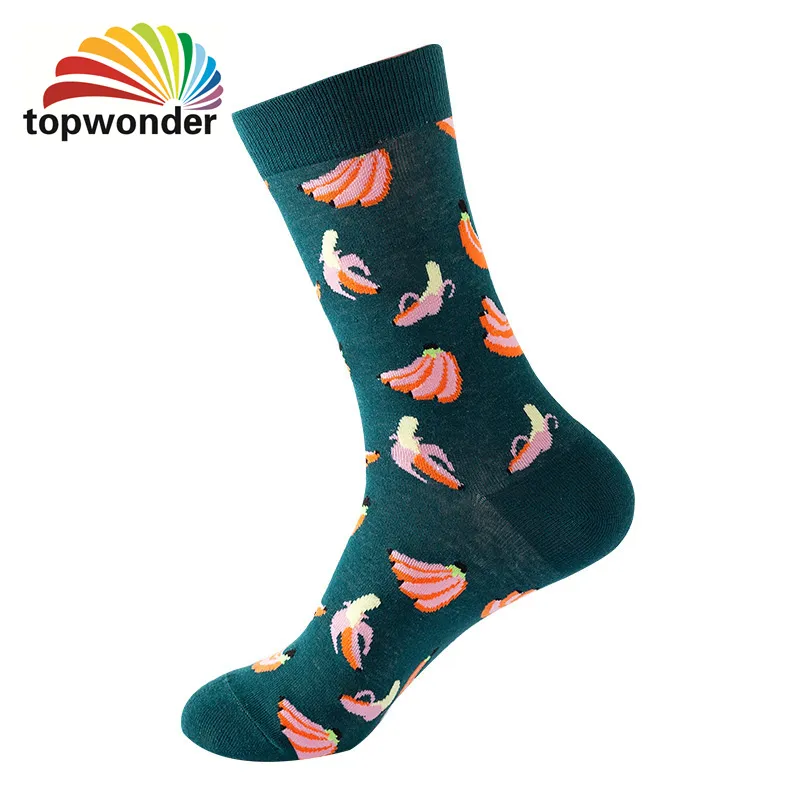 Atacado e personalização de todos os designs de meias de vestido de joelho de frutas em alta moda, disponíveis em muitas cores a preços baixos
