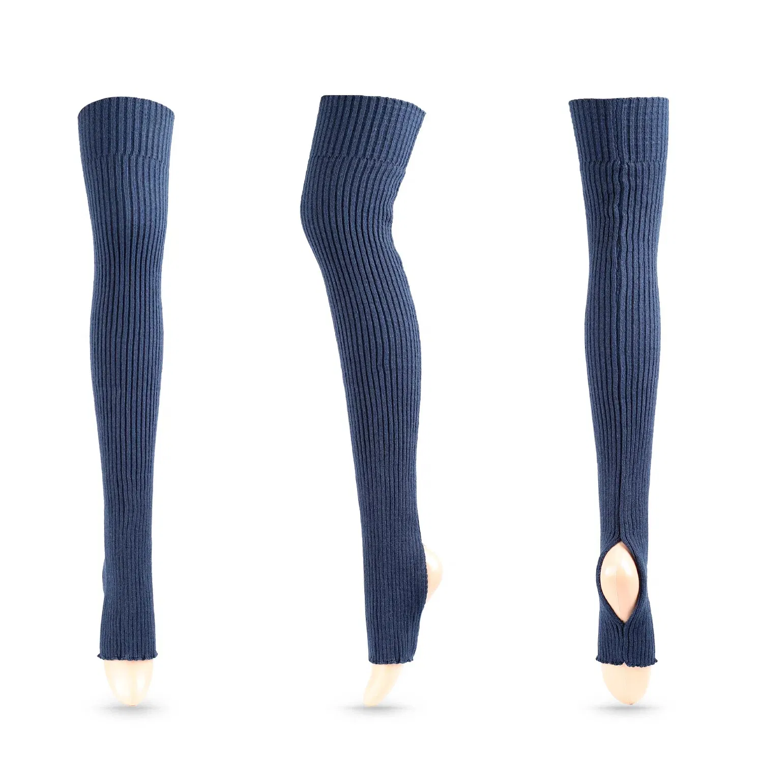 Meias de lã quentes para balé, dança latina, meias longas e grossas, leggings