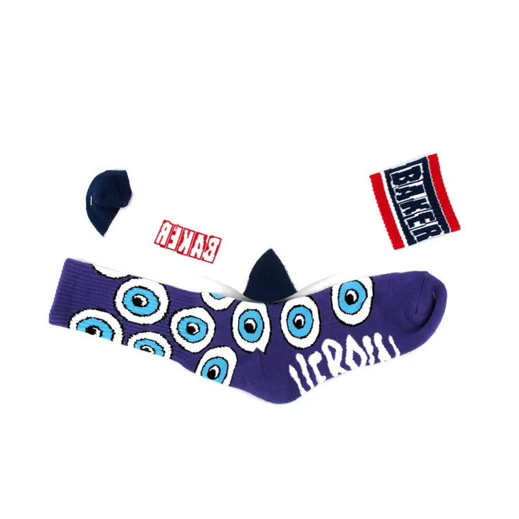 Socks personalizados com seu próprio logo, meias de cano alto, sem pedido mínimo, etiqueta privada, meias de algodão de bambu