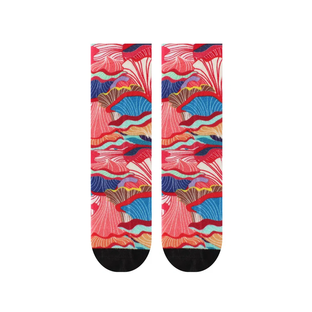 Meias Sports Custom Patterns estampadas em 3D em tecido de qualidade