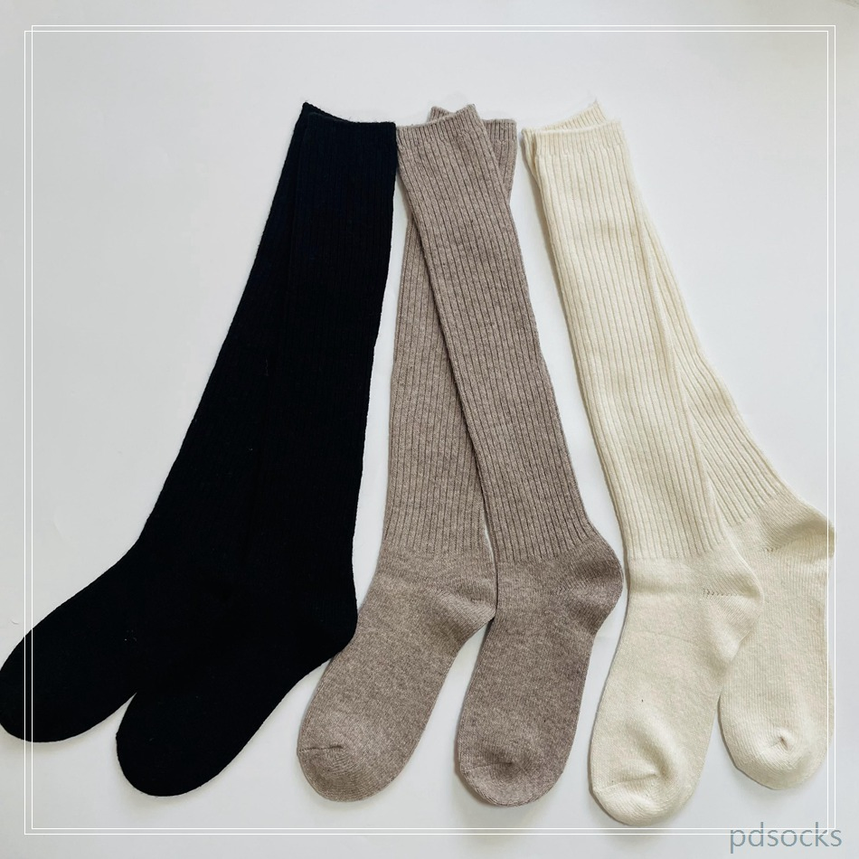 Meias de Lã Personalizadas Meias Femininas Meias Longas Tricotadas Meias de Cano Médio