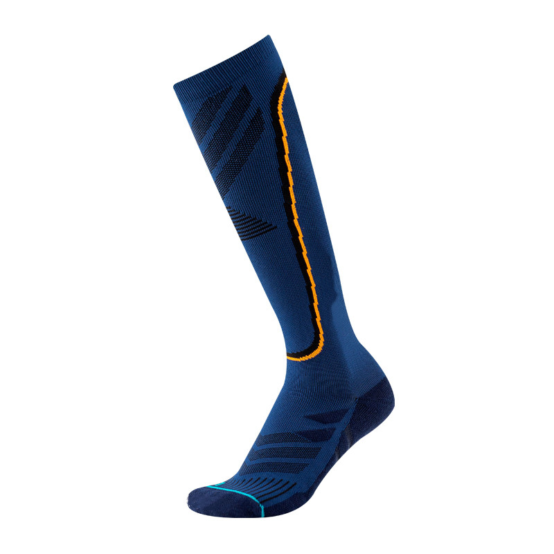 Meias esportivas de rua para ginásio, personalizadas para crianças em idade escolar, fabricante de meias com almofada completa, para corrida atlética, com controle de umidade, meias altas de algodão para homens