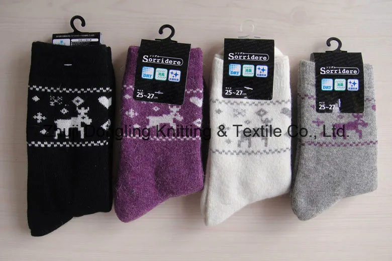 Design Personalizado Atacado Meias de Lã Merino para Homens