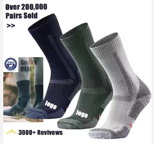Thermal Wool MID Calf Stockings Light Comfort Thick Thermal Men Socks