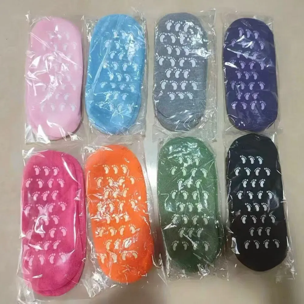 Meias de Gel Personalizadas Hidratantes Antiderrapantes para SPA e Cuidados com os Pés