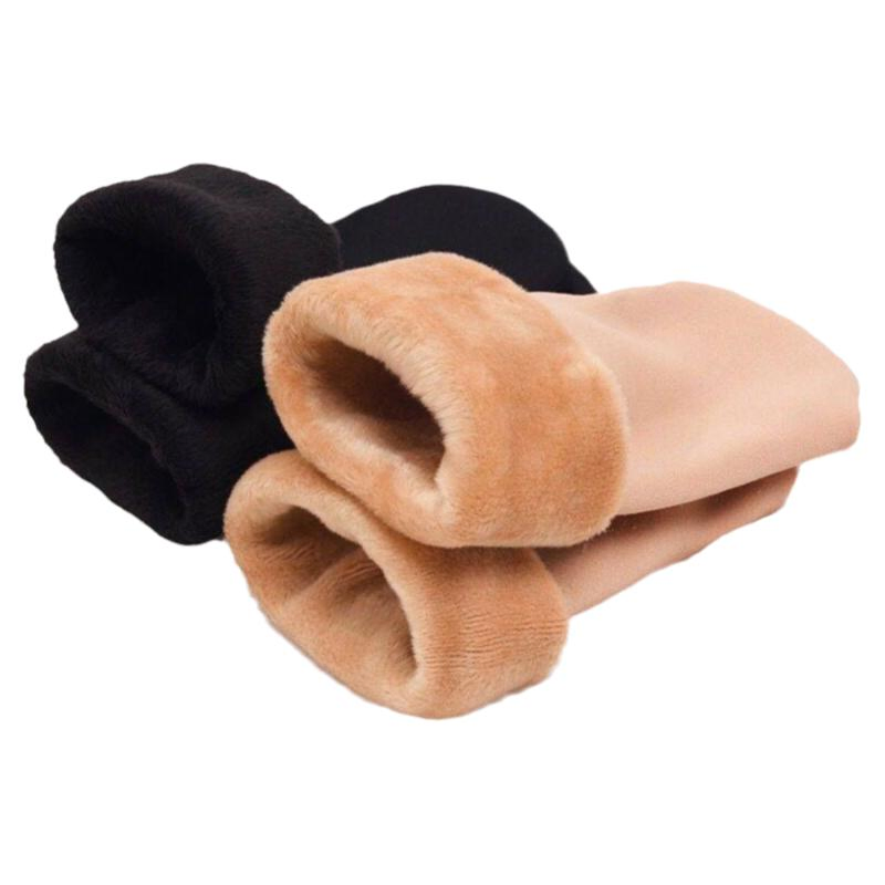 Meias Curtas Térmicas de Lã de Cashmere para Mulheres, Quentes e Grossas, Meias de Veludo para Botas de Neve, Meias para o Lar, Calcetines Mujer
