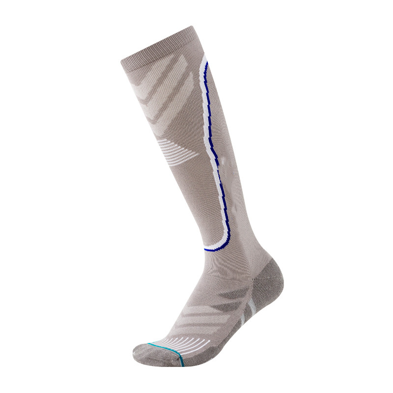 Meias esportivas de rua para ginásio, personalizadas para crianças em idade escolar, fabricante de meias com almofada completa, para corrida atlética, com controle de umidade, meias altas de algodão para homens