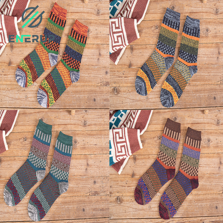 Meias Grossas para Inverno Masculinas Térmicas de Lã Marino