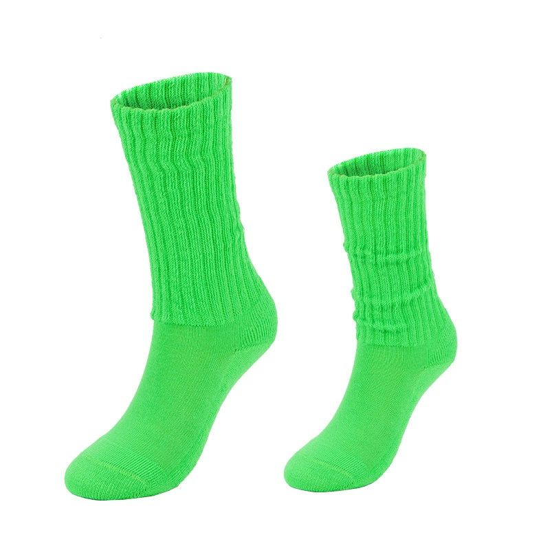 Meias Retro Coloridas Empilháveis para Moda Trendy