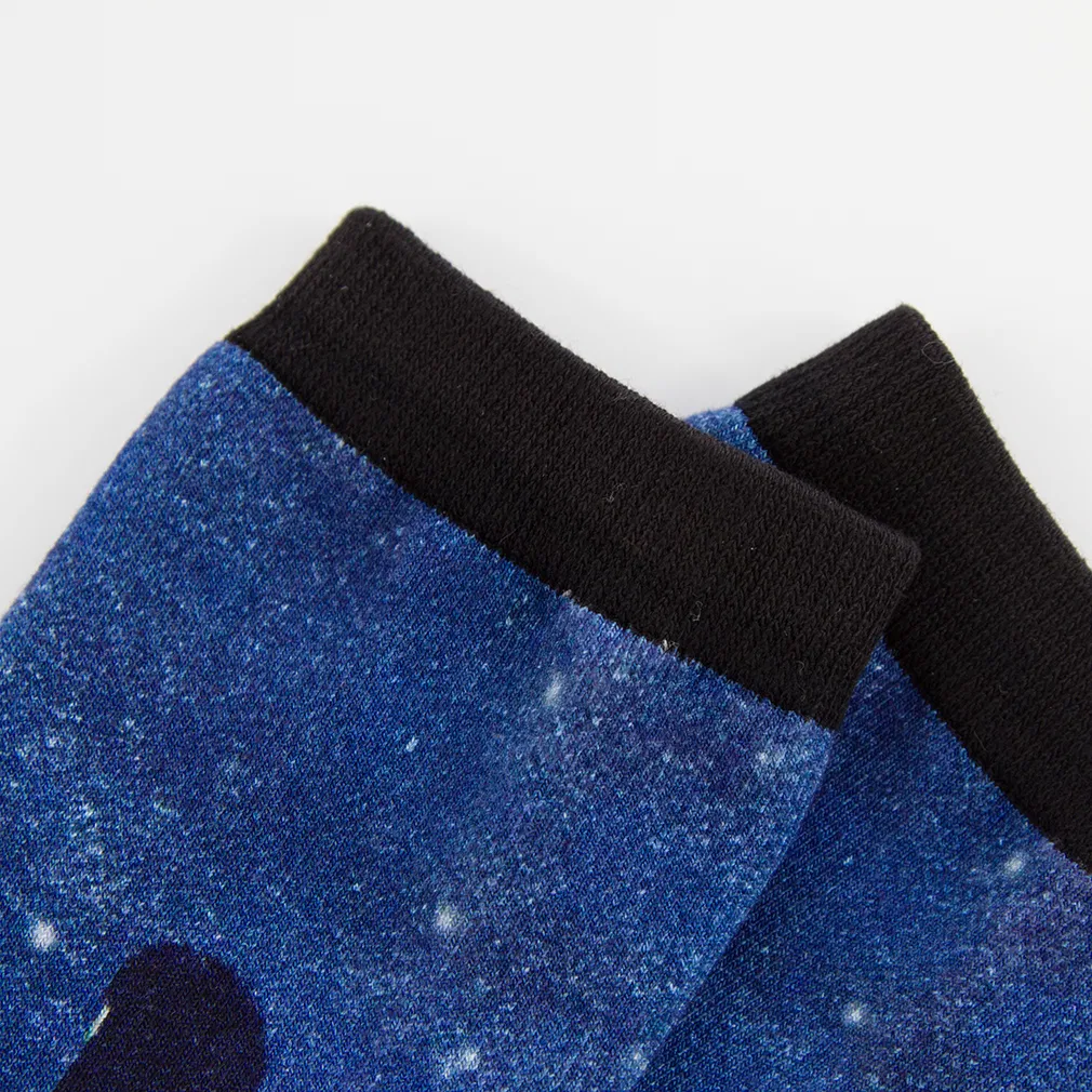 Meias de moda em bambu e algodão impressas digitalmente personalizadas 2