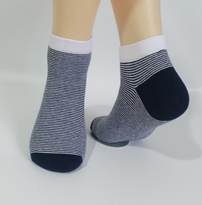 Meias de Algodão Invisíveis para Homens, Meias de Cano Curto Fashion para Homens