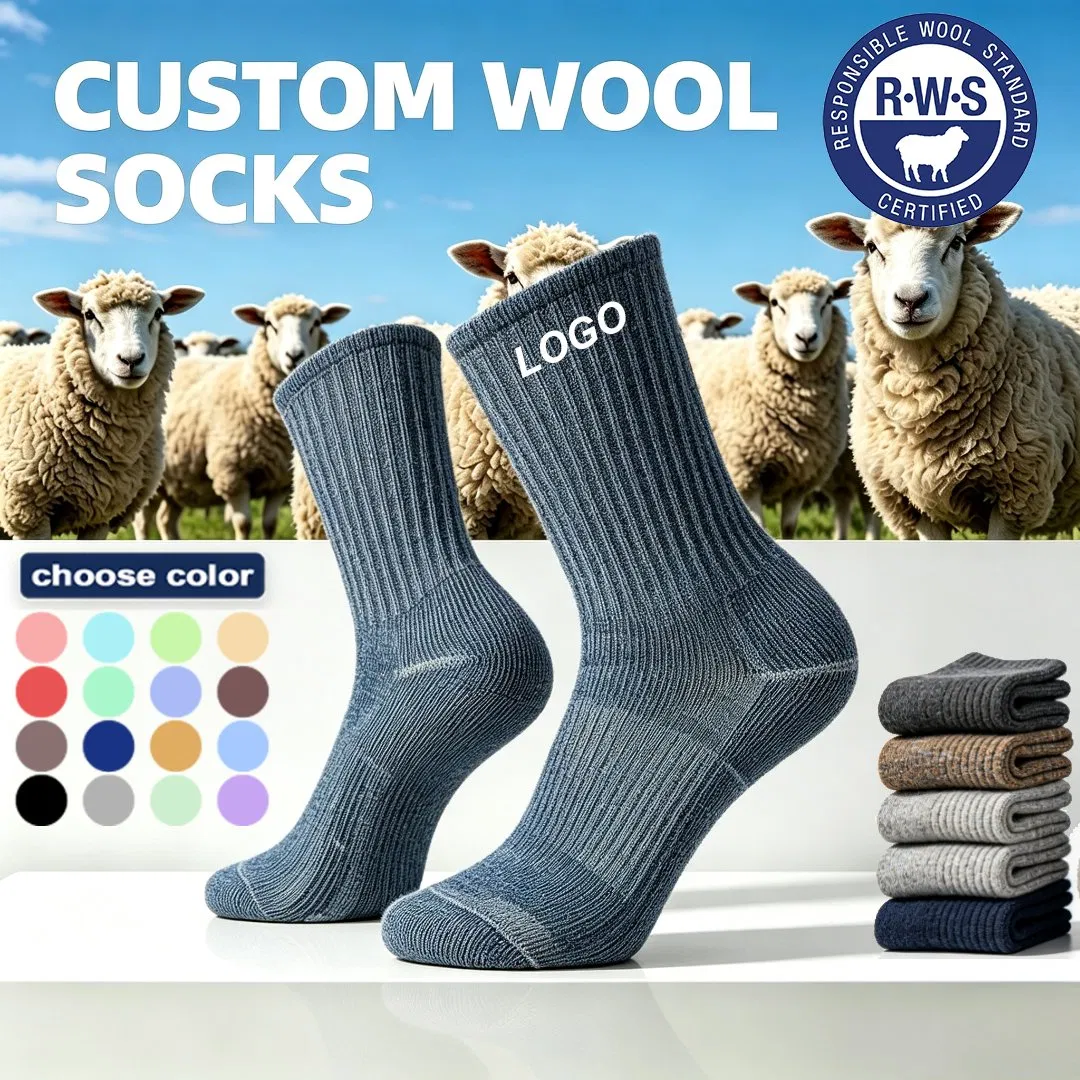 Thermal Wool MID Calf Stockings Light Comfort Thick Thermal Men Socks