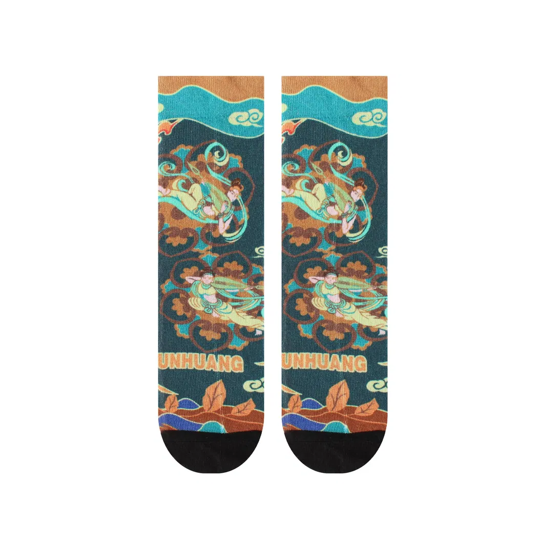 Meias Sports Custom Patterns estampadas em 3D em tecido de qualidade