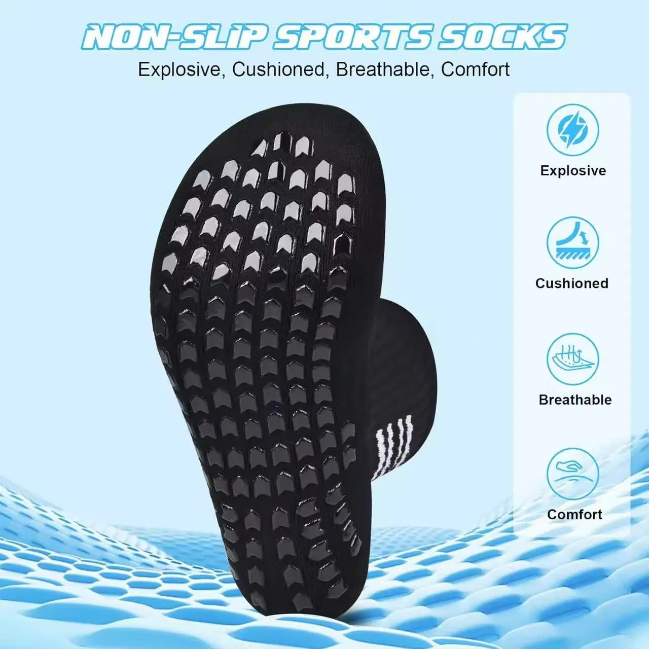 Meias Térmicas para Homens com Design de Logo Personalizado