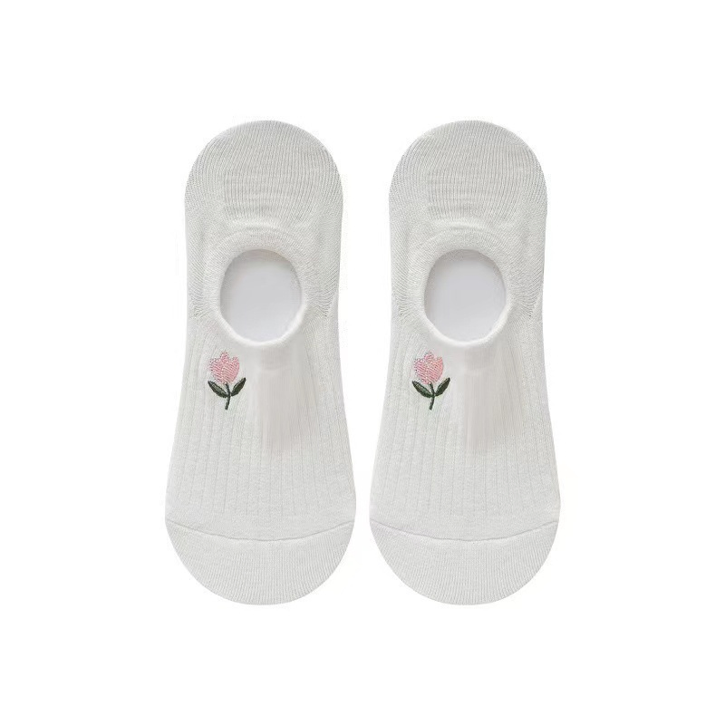 Meias personalizadas Xianghui de boca rasa, invisíveis e respiráveis, de moda, por grosso