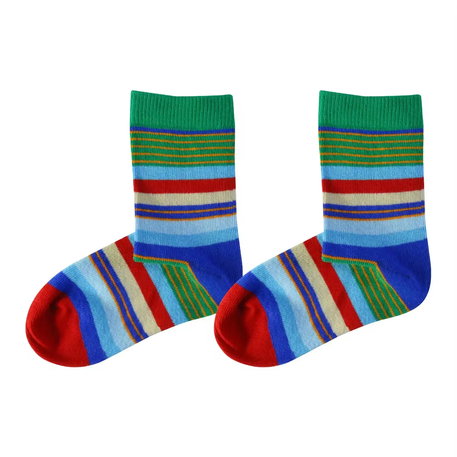 Meias personalizadas secagem rápida para crianças, coloridas e fofas, com punho elástico bom, meias para vestir crianças