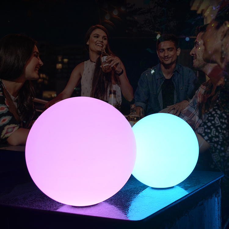 DC5V Color Change Garden Sphere RGB IP65 Waterproof Pool Floating Solar LED Ball Light Outdoor