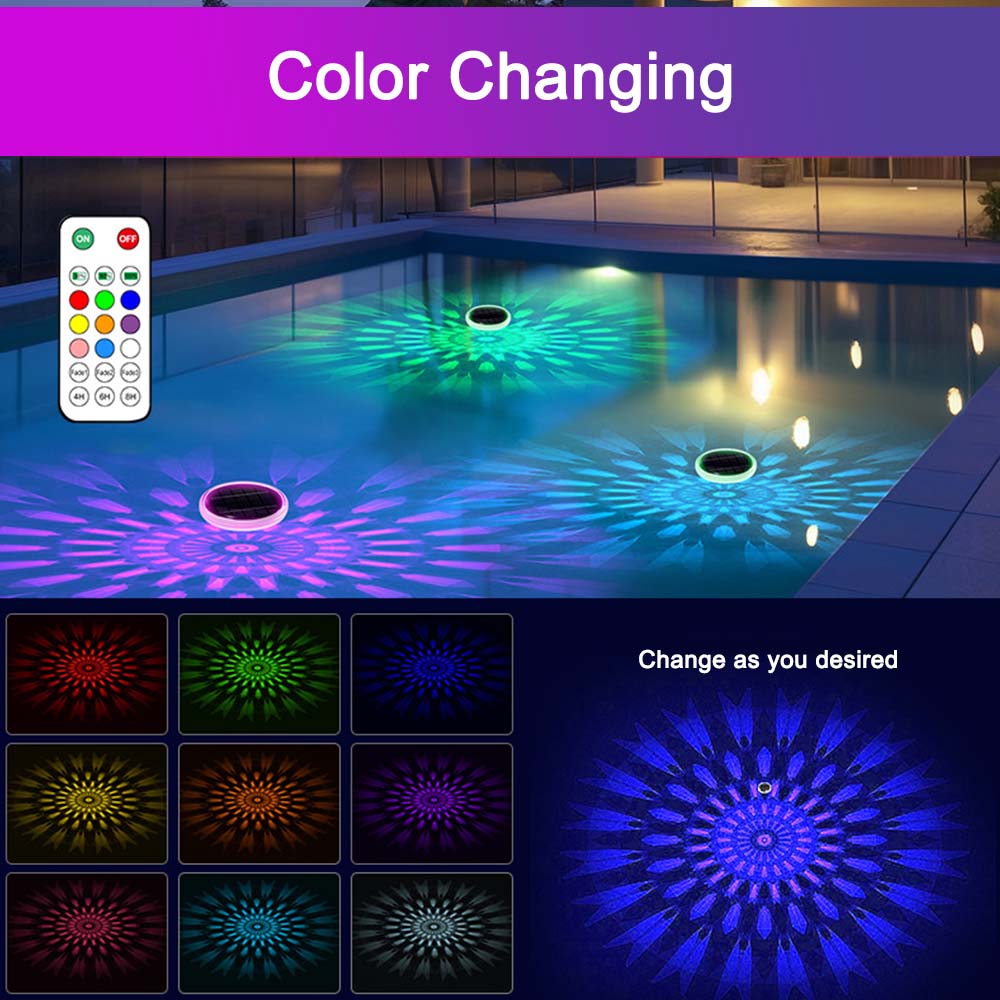 Solar Led Pool Light View 3