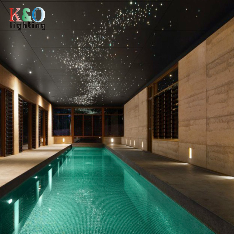 LED Optical Fiber Optic Lights For Swimming Pool For Waterscape &amp; Floor Lighting Star Light Border &amp; Floor