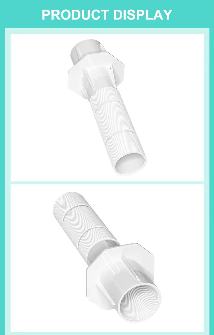 High Quality PVC Swimming Pool Accessories Square Shape Return Jet Pool Pipe Inlet Outlet Suction Nozzle Drain Fitting