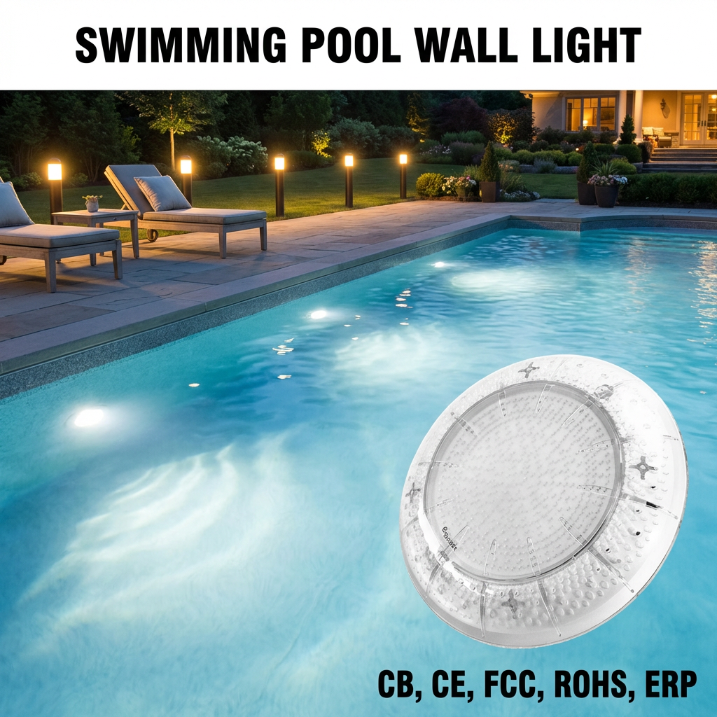 Swimming Pool Light Underwater Emaux LED Pool Light Wall Mounted IP68 Underwater Light Low Voltage 12V Underwater Atmosphere Light