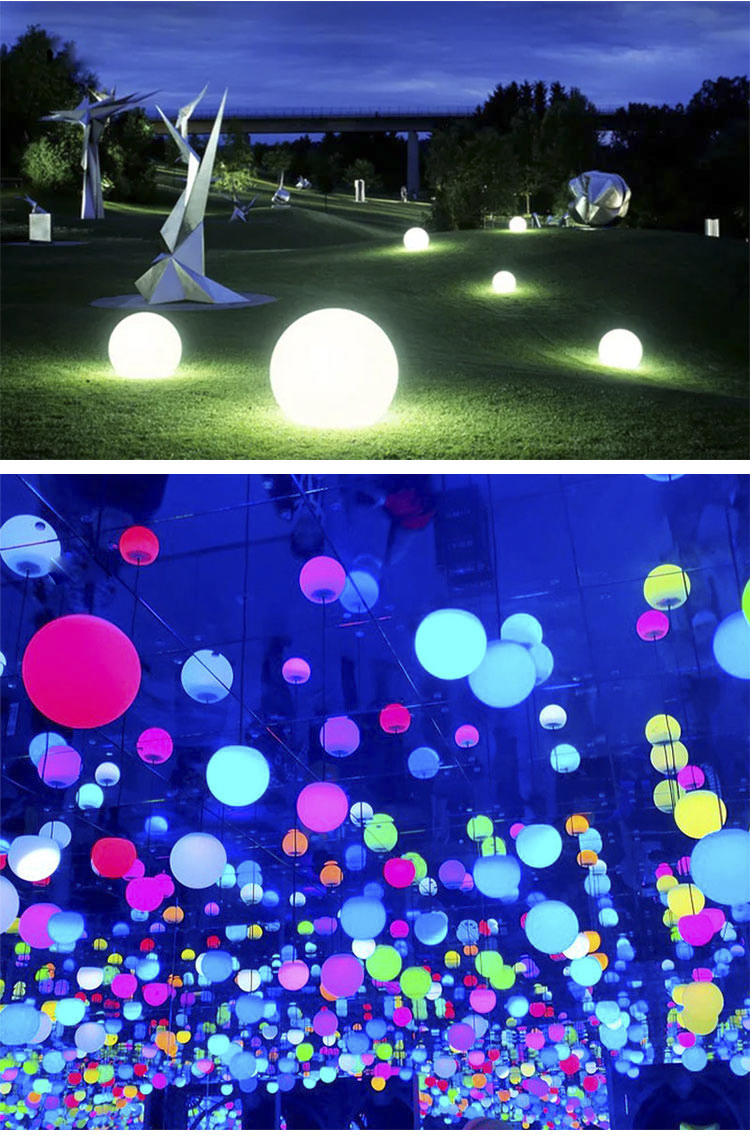 LED lighting garden ball ambient lighting