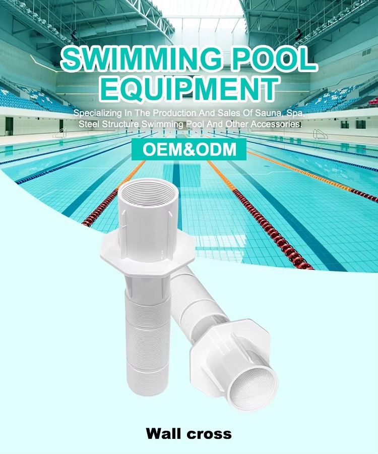 High Quality PVC Swimming Pool Accessories Square Shape Return Jet Pool Pipe Inlet Outlet Suction Nozzle Drain Fitting
