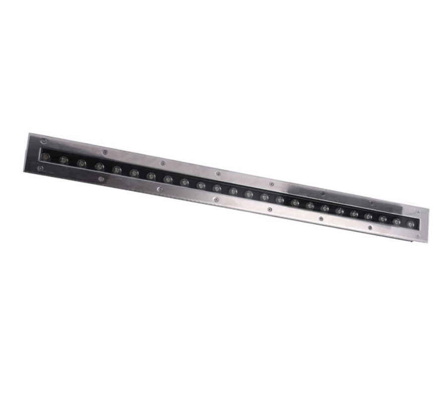 High Quality Rectangle Bright IP68 SS304 Recessed Inground Underwater Landscape Linear Swimming Pool LED Light Dimmable