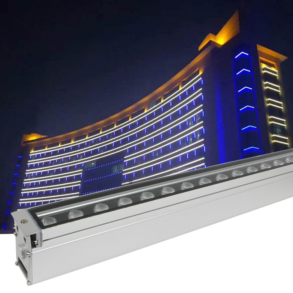 IP67 Waterproof Recessed Floor Linear Inground Light DC24V 1M 2M 3M Outdoor Garden Linear Underground Pool Lights IP68 Rated