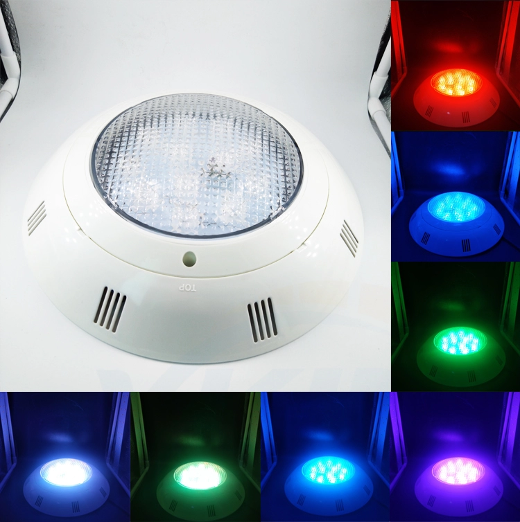 Fast Delivery YK-SP602 12W Surface Mounted ABS Plastic DC24V 3500K IP68 Waterproof Swimming Pool Lights Floating